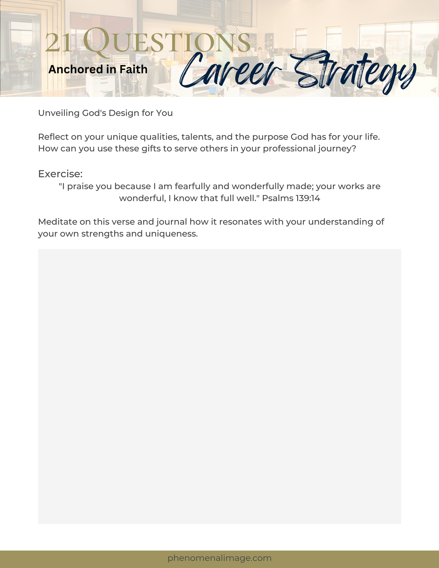 21 Questions: Your Journal for Charting Your Course: Why Career Strategy Matters for Aspiring Women Leaders—Digital Journal